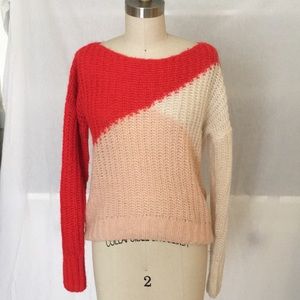 Geo color block sweater size XXS